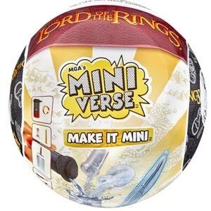NEW MGA’s Make It Mini Lord Of The Rings Mini Collection 1 Blind Packaging Ball